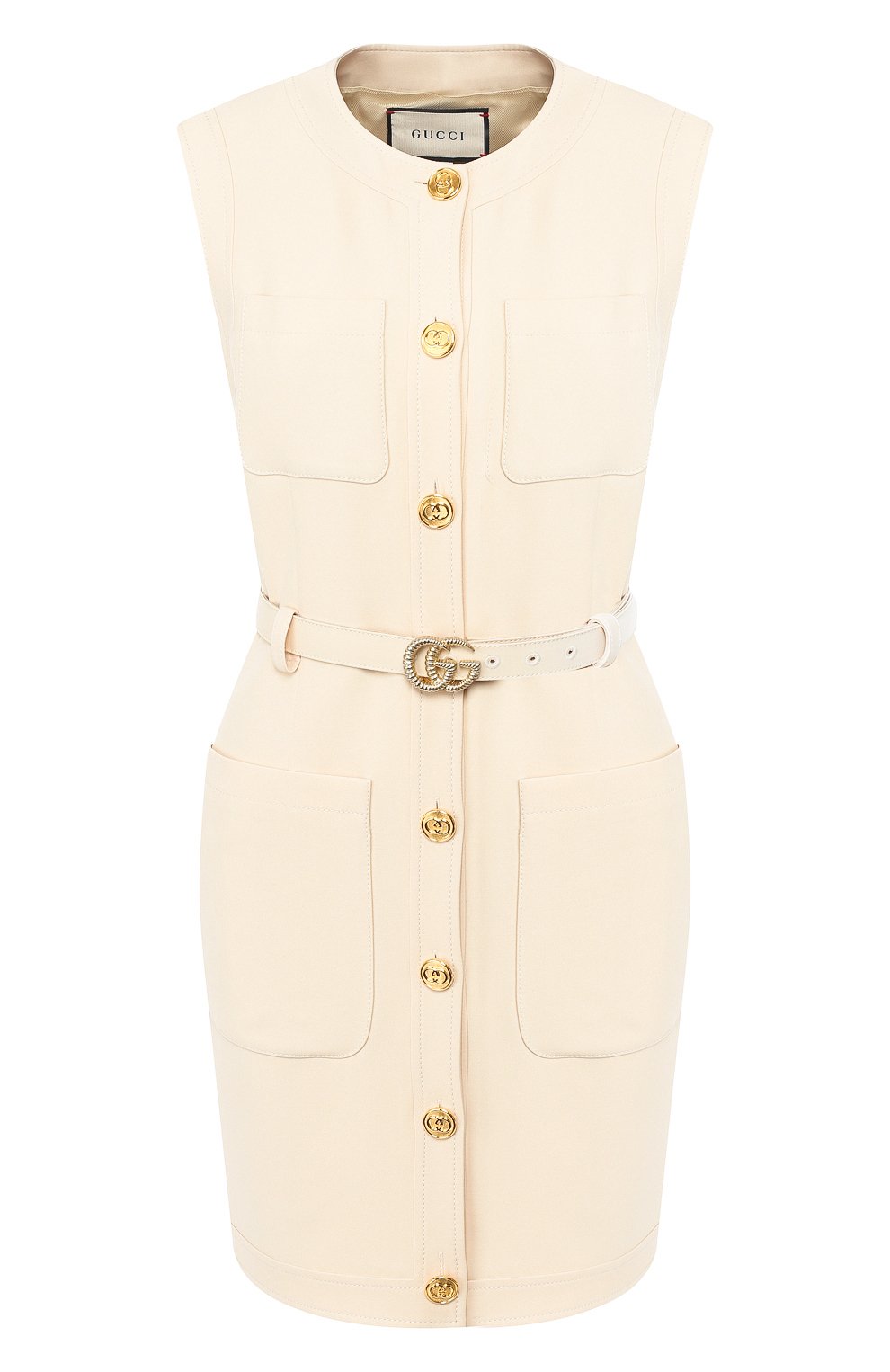 Платье из смеси шелка и шерсти GUCCI, арт. 609245/Z8AH7, фото 1