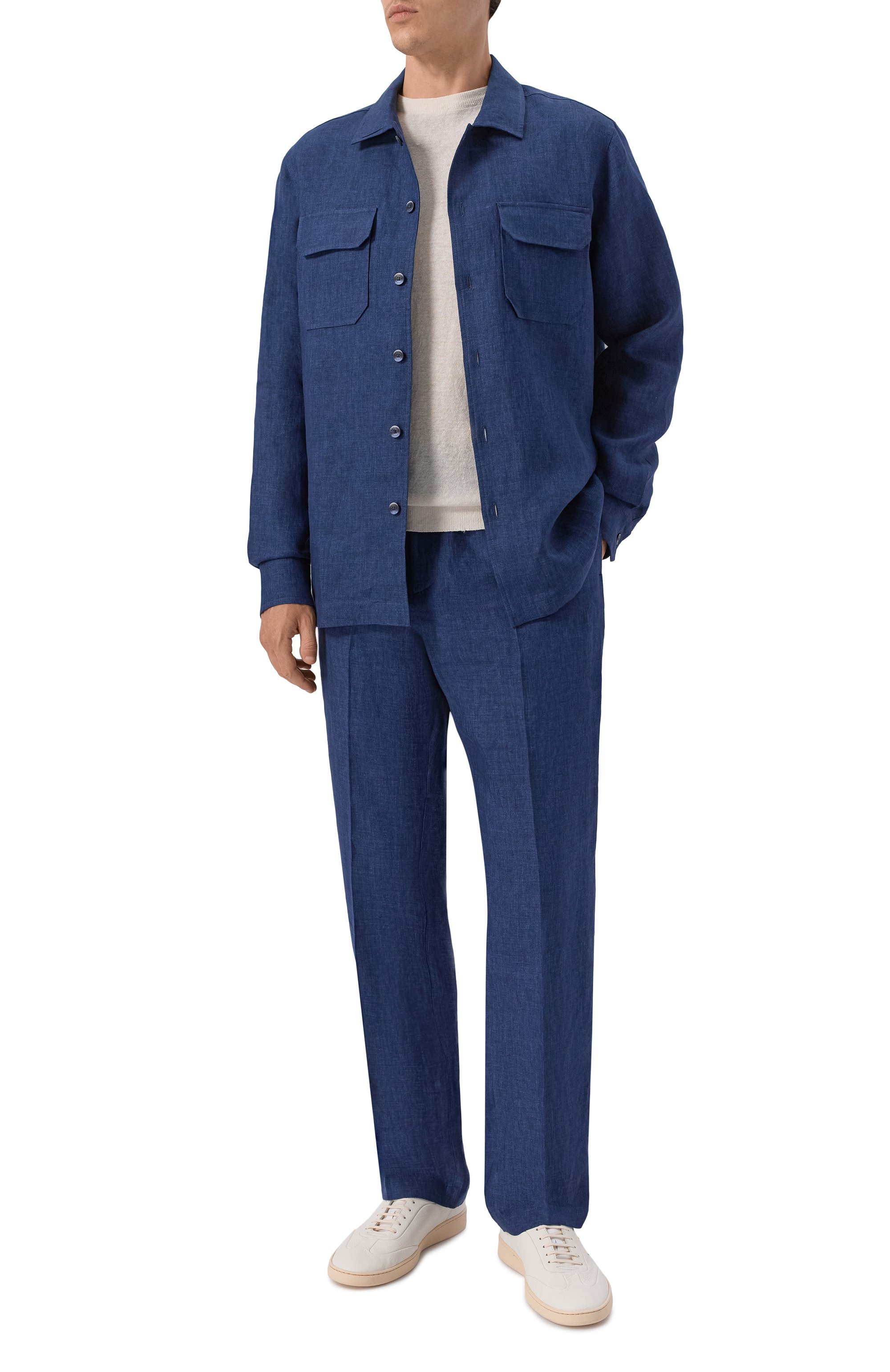 Льняные брюки CAPOBIANCO, арт. 20M811.LL00., фото 2