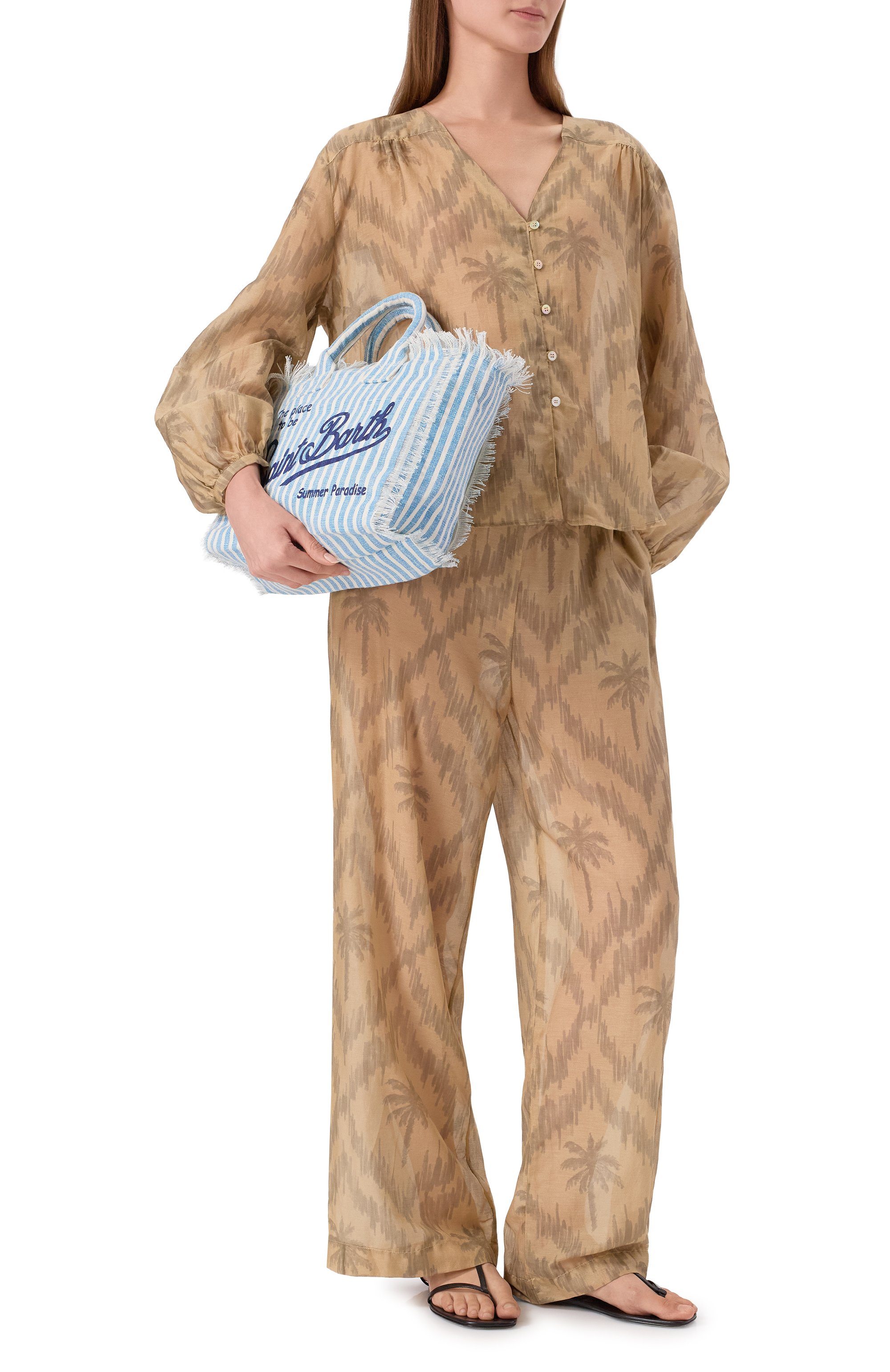 Сумка-тоут colette MC2 SAINT BARTH, арт. STBA C0LETTE LINEN/01466H, фото 7