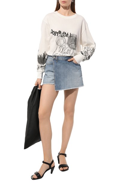 Хлопковый лонгслив DOMREBEL, арт. XER0X/L0NG SLEEVE T-SHIRT, фото 2