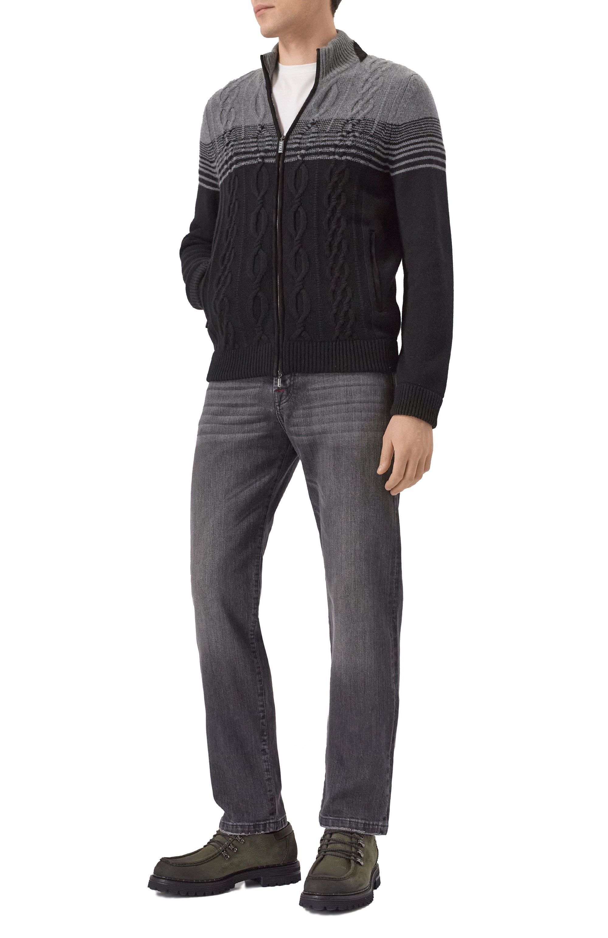 Ботинки из нубука ZILLI, арт. H0152AM1085VSTJ01, фото 2