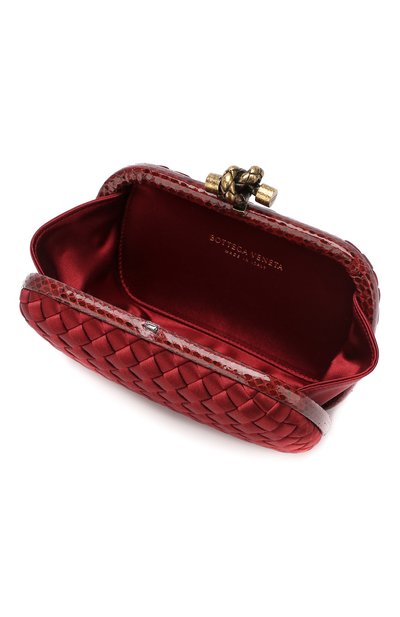 Клатч chain knot из сатина  BOTTEGA VENETA, арт. 113085/VG0HG, фото 4