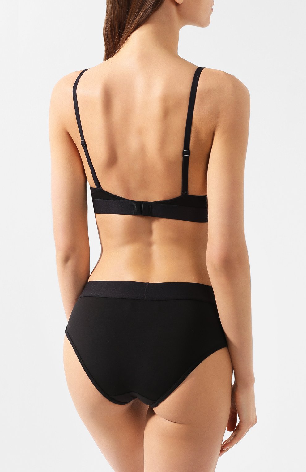 Треугольный бюстгальтер CALVIN KLEIN черного цвета по цене 5515 руб., арт. QF4945E, фото 3 Треугольный бюстгальтер CALVIN KLEIN, арт. QF4945E, фото 3