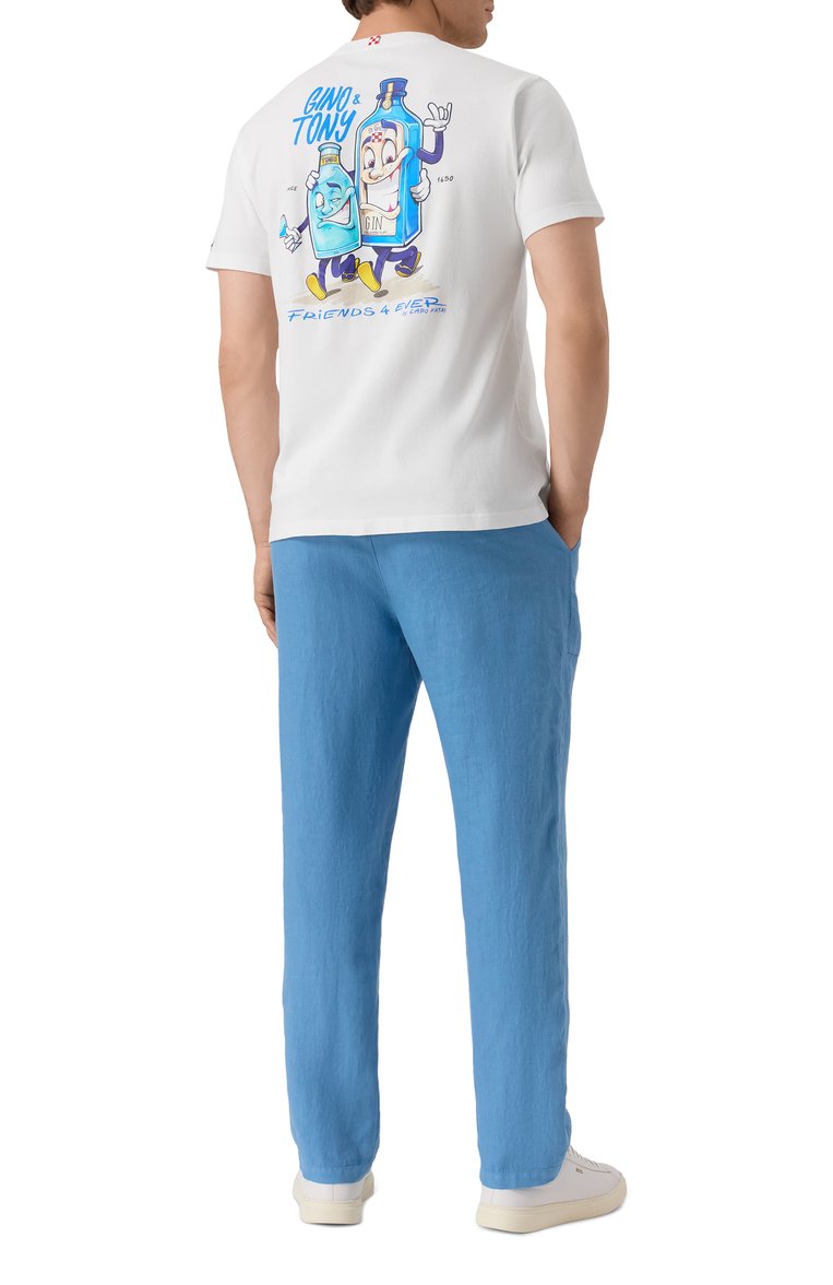 Хлопковая футболка MC2 SAINT BARTH, арт. STBM TSHIRT MAN/02257H, фото 1