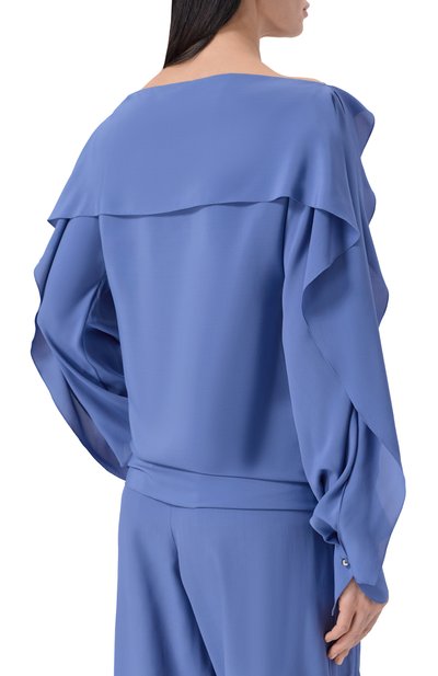 Блузка из вискозы и шелка LANVIN, арт. RW-T00010-6253-P26, фото 4