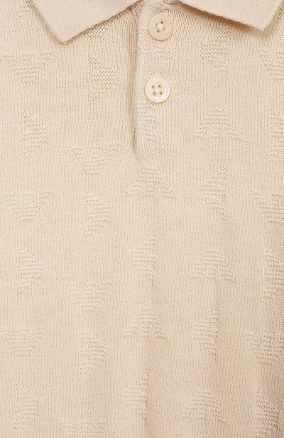 Поло из хлопка и вискозы EMPORIO ARMANI, арт. EB000287/AF13935, фото 3
