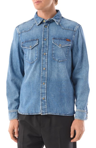 Джинсовая рубашка 7 FOR ALL MANKIND, арт. JS6MC2100U, фото 3