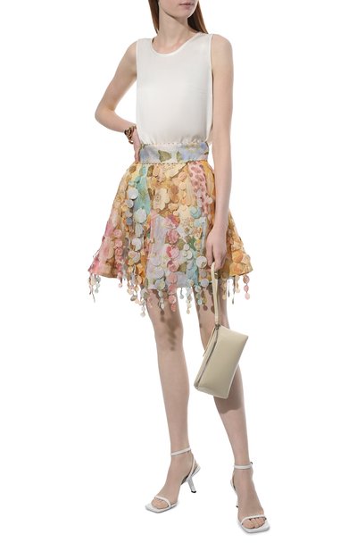 Юбка изо льна и шелка ZIMMERMANN, арт. 2434STEM, фото 2