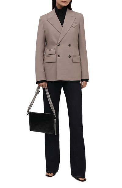 Сумка callie JIMMY CHOO черного цвета по цене 266500 руб., арт. CALLIE SH0ULDER/JFD, фото 3 Сумка callie JIMMY CHOO, арт. CALLIE SH0ULDER/JFD, фото 3