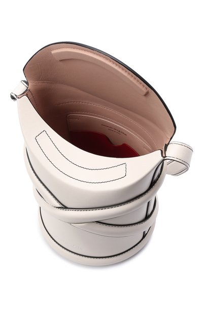 Сумка curve small ALEXANDER MCQUEEN белого цвета по цене 180000 руб., арт. 656467/1YB45, фото 4 Сумка curve small ALEXANDER MCQUEEN, арт. 656467/1YB45, фото 4