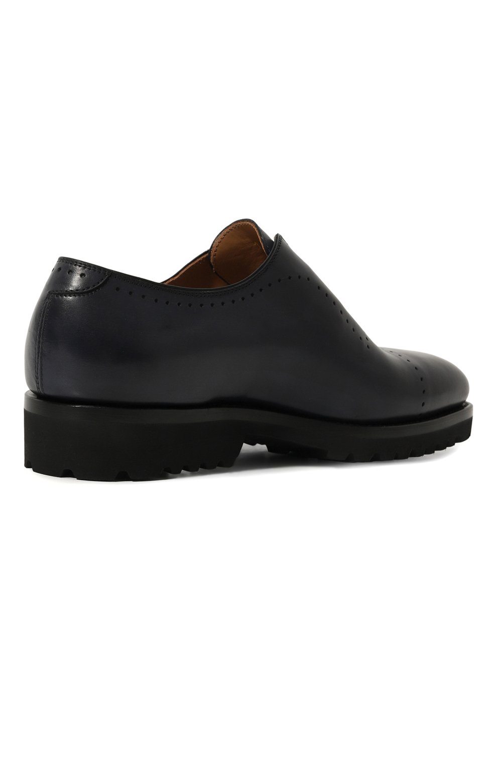 Кожаные оксфорды KITON, арт. USSA094N0010012, фото 5