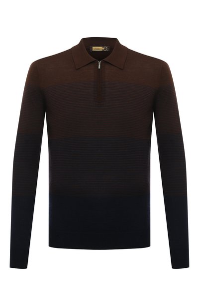 Мужская поло из шерсти и шелка ZILLI, арт. KZP001M0230VZGS00