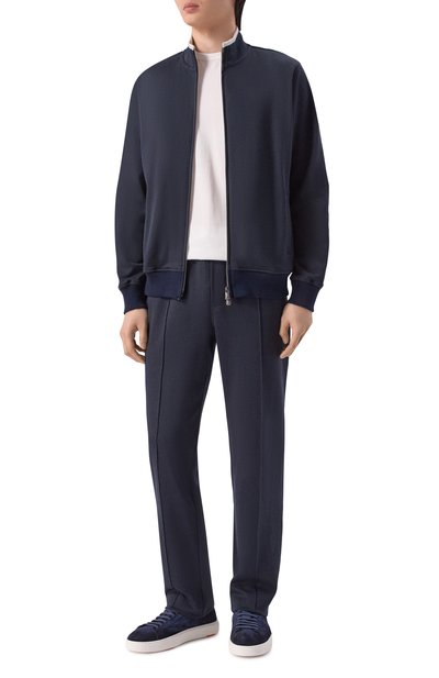 Мужской толстовка из хлопка и шелка CAPOBIANCO, арт. 20M452.DS00.