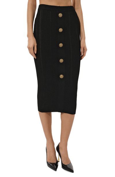 Юбка из вискозы BALMAIN, арт. CF1LD043/KF24, фото 3