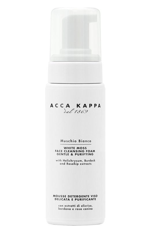 фото Очищающая пенка для лица white moss (200ml) acca kappa