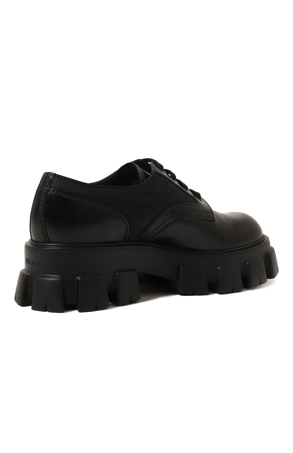 Кожаные дерби monolith PRADA, арт. 2EE342-3LFR-F0002, фото 5