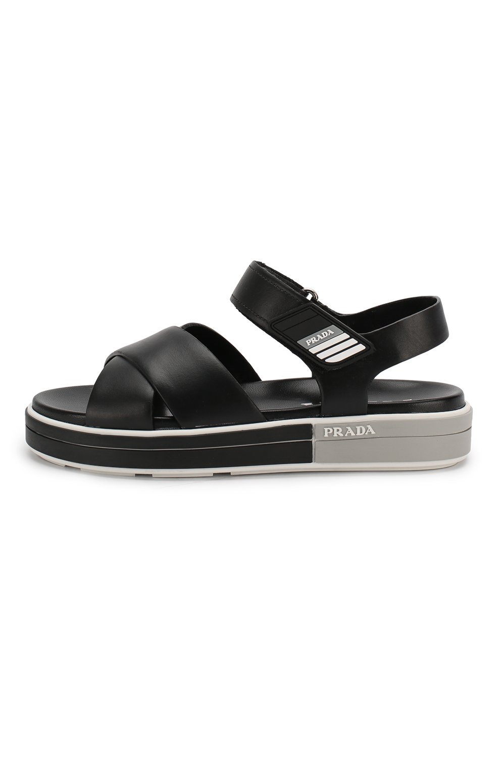 Кожаные сандалии PRADA, арт. 1X366L-3J8K-F0002-005, фото 2