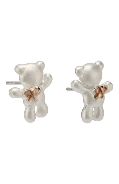 Серьги EXCLAIM серебряного цвета по цене 2490 руб., арт. SL041S2961E, фото 2 Серьги EXCLAIM, арт. SL041S2961E, фото 2