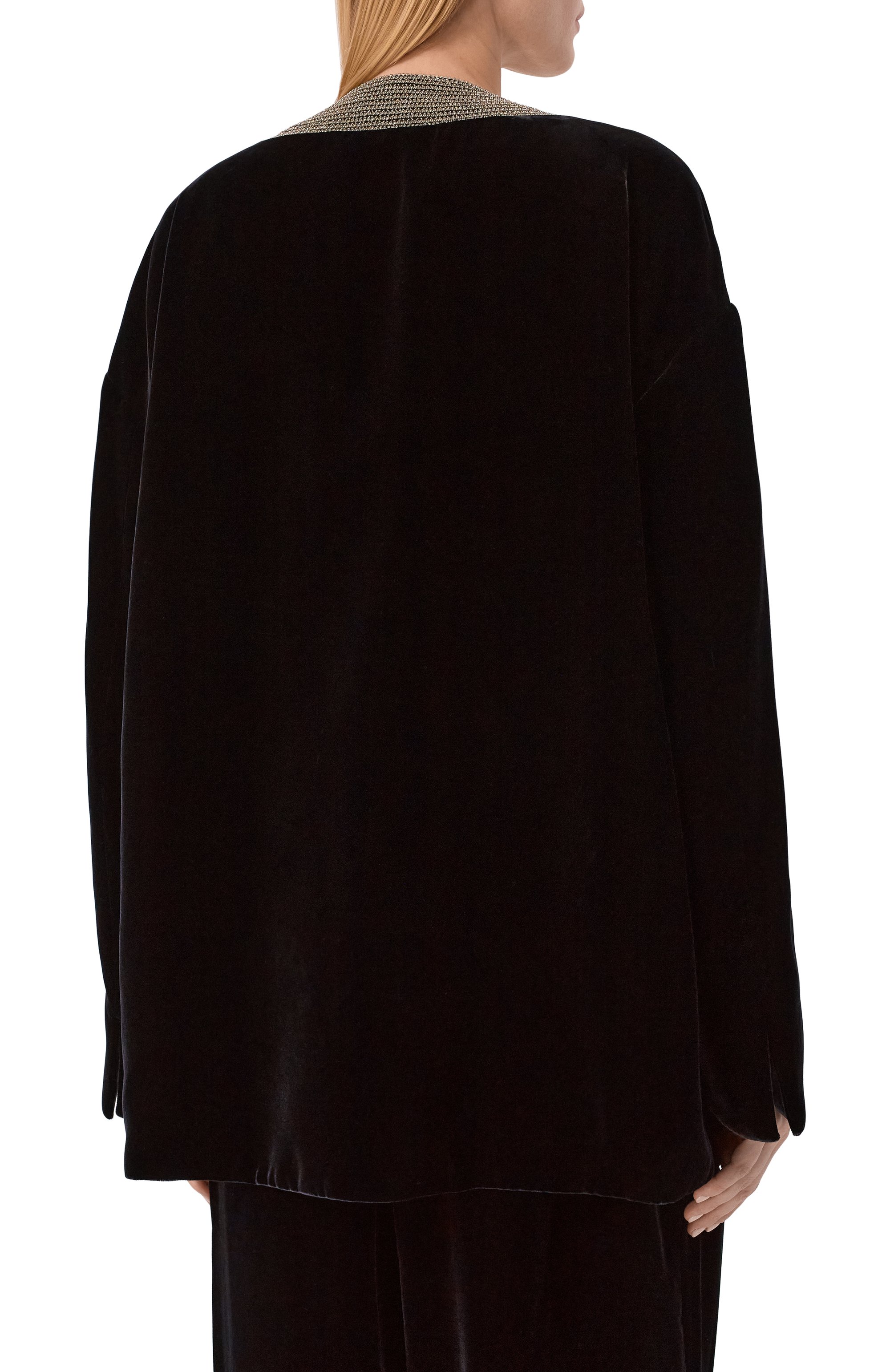 Бархатны й жакет GIORGIO ARMANI, арт. GW002002/AF21737, фото 4