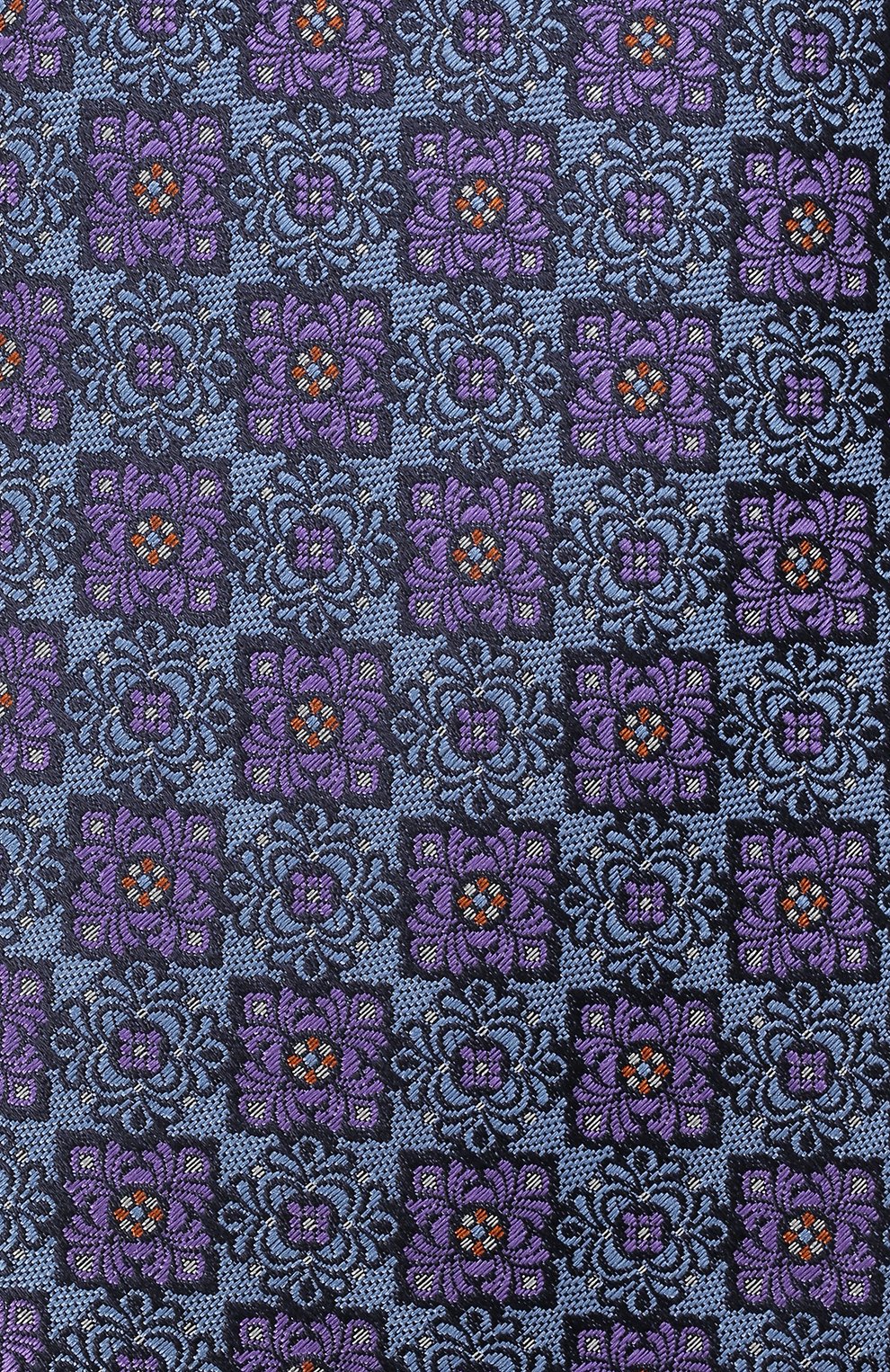 Шелковый галстук CANALI синего цвета по цене 14650 руб., арт. 18/HJ03404, фото 4 Шелковый галстук CANALI, арт. 18/HJ03404, фото 4