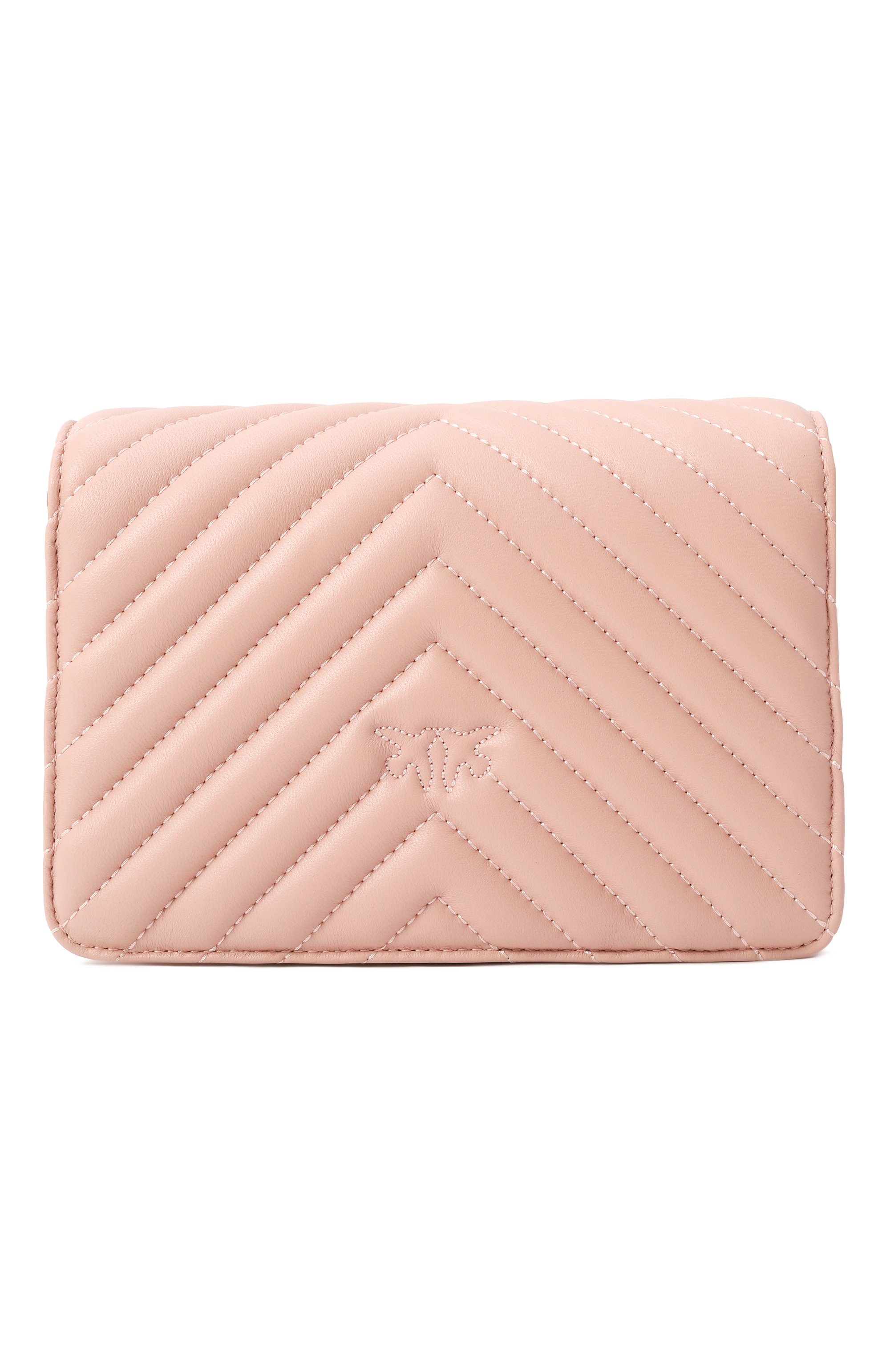 Сумка love mini PINKO розового цвета по цене 33550 руб., арт. 100067/A0GK, фото 6 Сумка love mini PINKO, арт. 100067/A0GK, фото 6