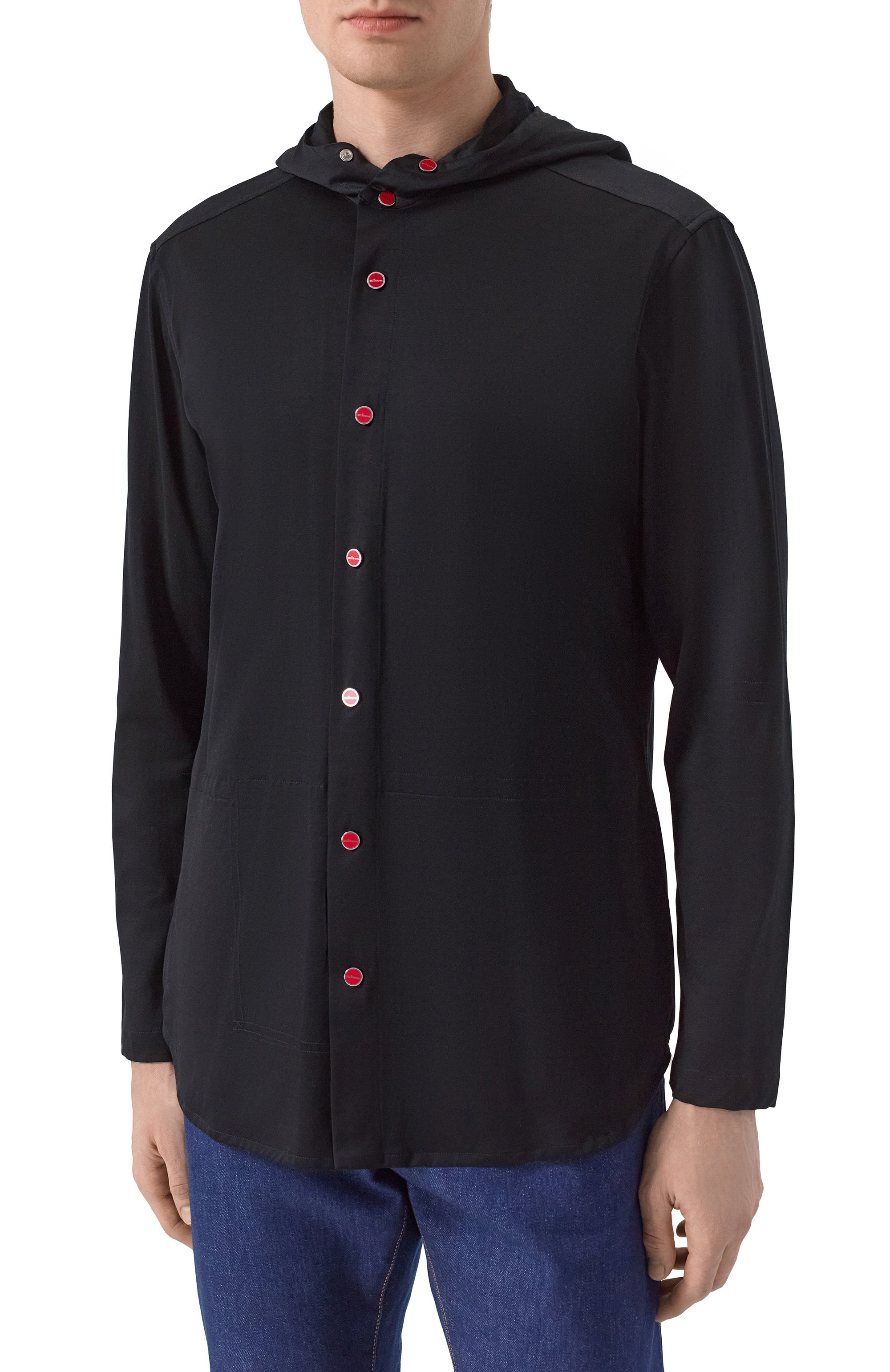 Хлопковая рубашка KITON, арт. UMCPETEH0923417, фото 3