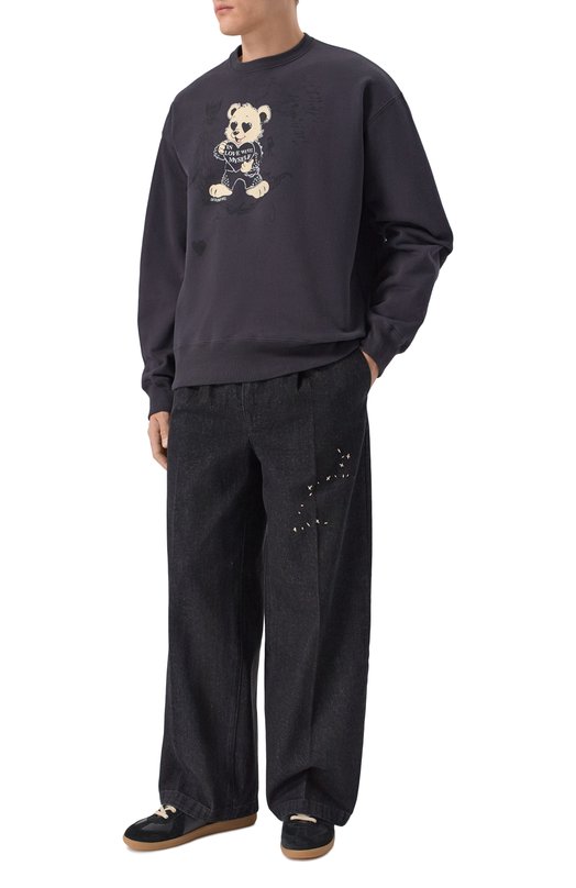 Хлопковый свитшот DOMREBEL M M0I/SWEATSHIRT Серый  M M0I/SWEATSHIRT Фото 2