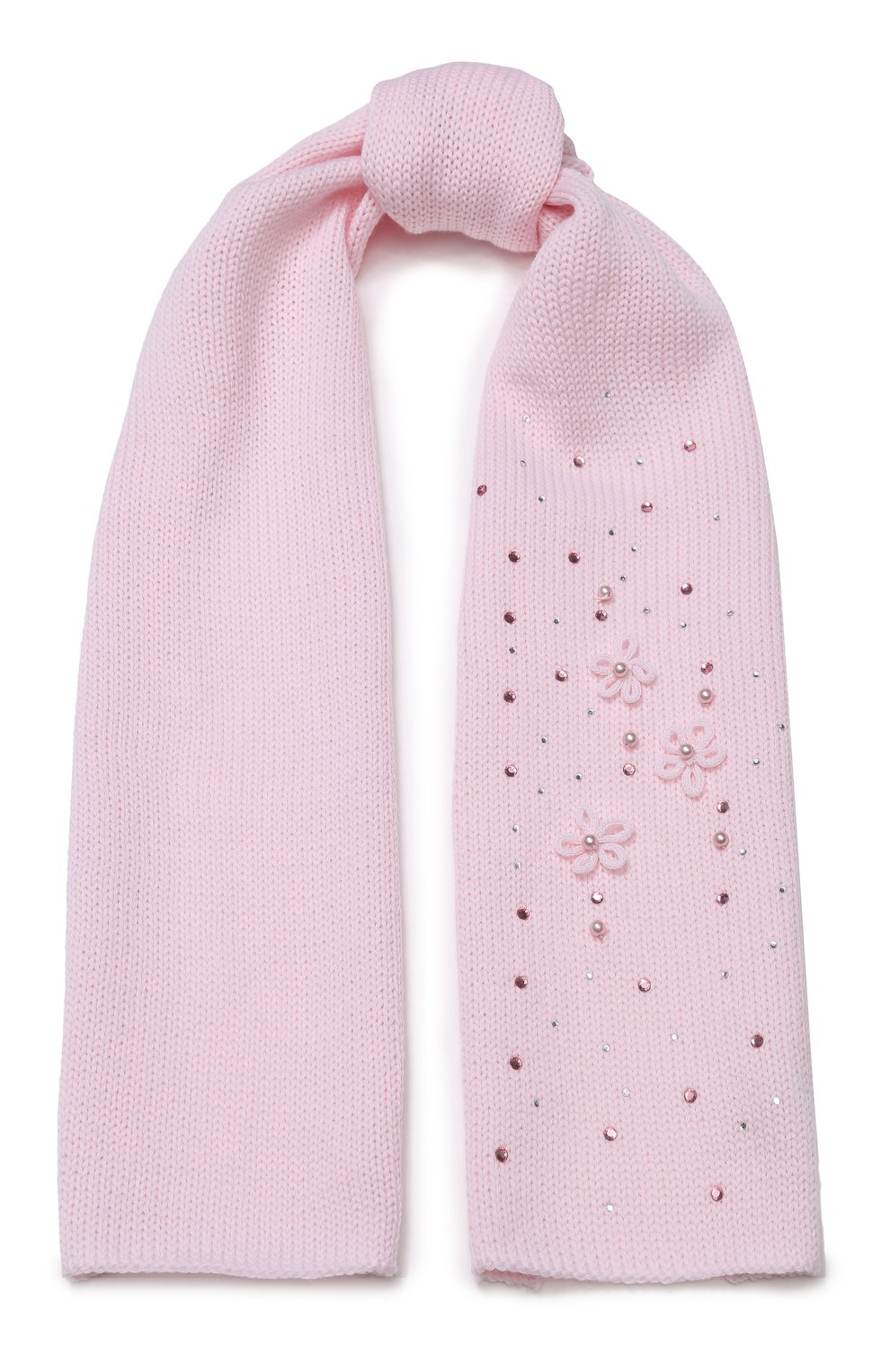 Шерстяной шарф CATYA розового цвета по цене 9895 руб., арт. 923733/1, фото 1 Шерстяной шарф CATYA, арт. 923733/1, фото 1