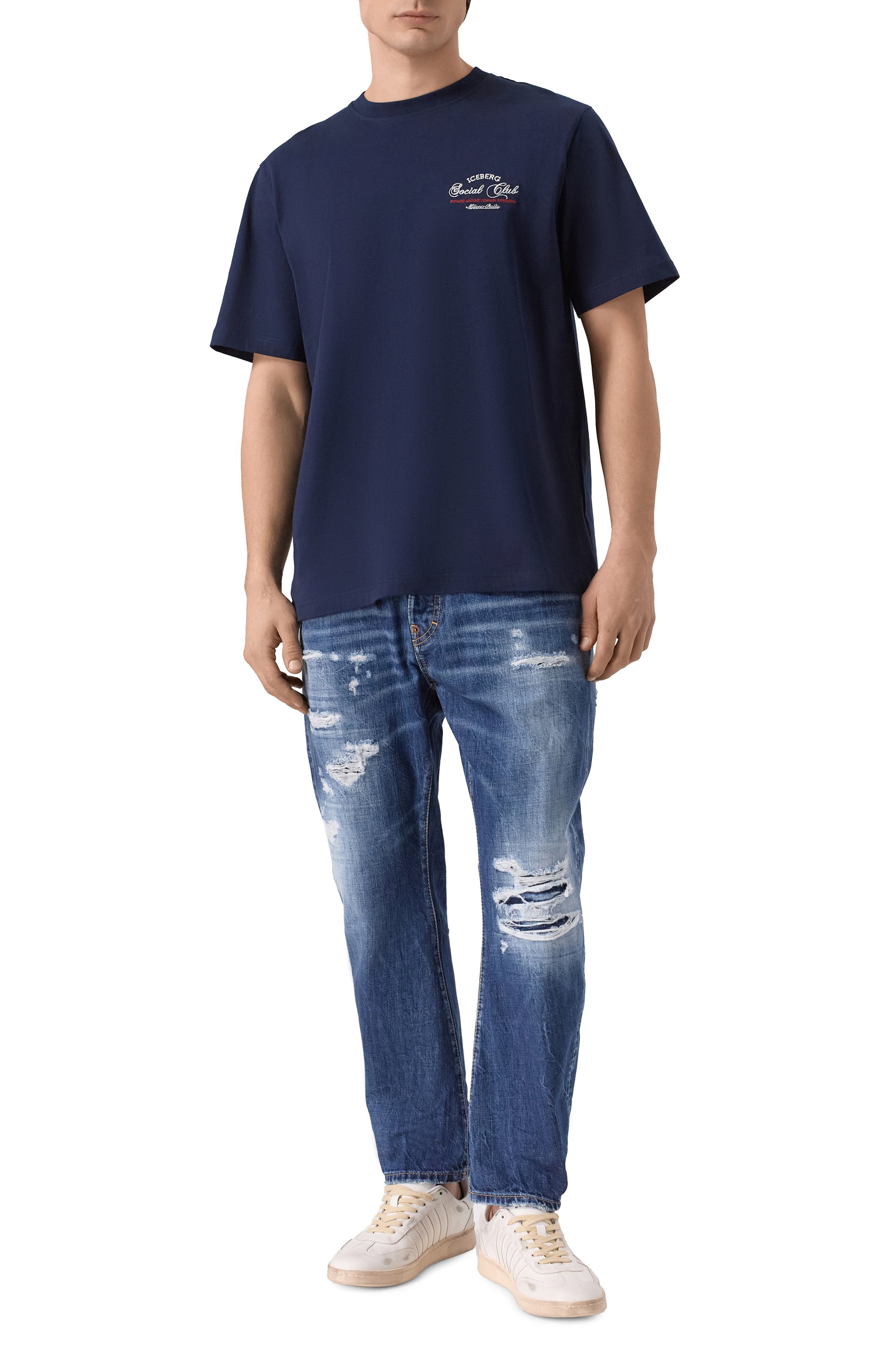 Хлопковая футболка ICEBERG, арт. F020/6325, фото 2