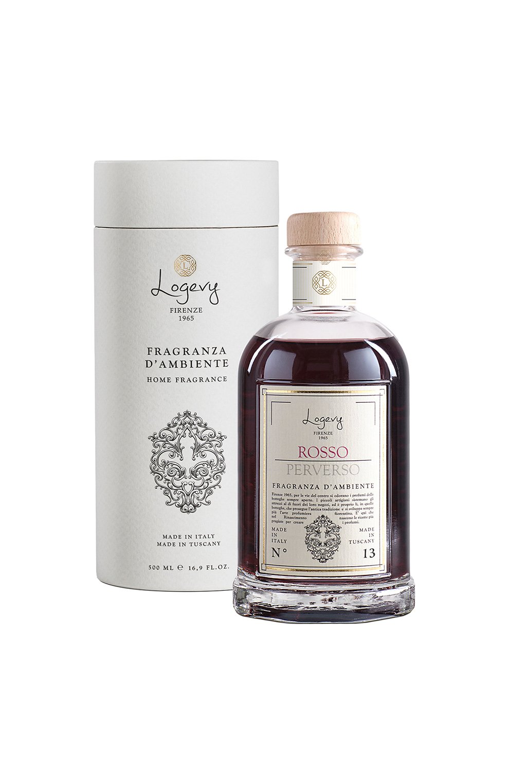 Диффузор rosso perverso / "красное перверсо" (500ml) LOGEVY FIRENZE 1965, арт. 8050519371629, фото 4