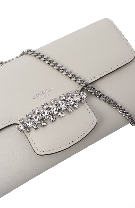 Клатч Bing Jimmy Choo BINGWALLETCHAIN0CY Кремовый  BINGWALLETCHAIN0CY Фото 6