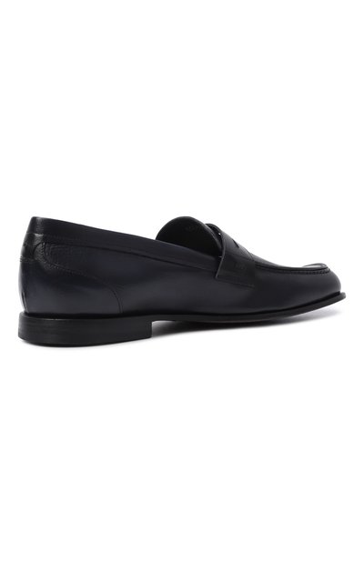 Кожаные пенни-лоферы PANTANETTI темно-синего цвета по цене 59500 руб., арт. 19541D/G0THA, фото 4 Кожаные пенни-лоферы PANTANETTI, арт. 19541D/G0THA, фото 4