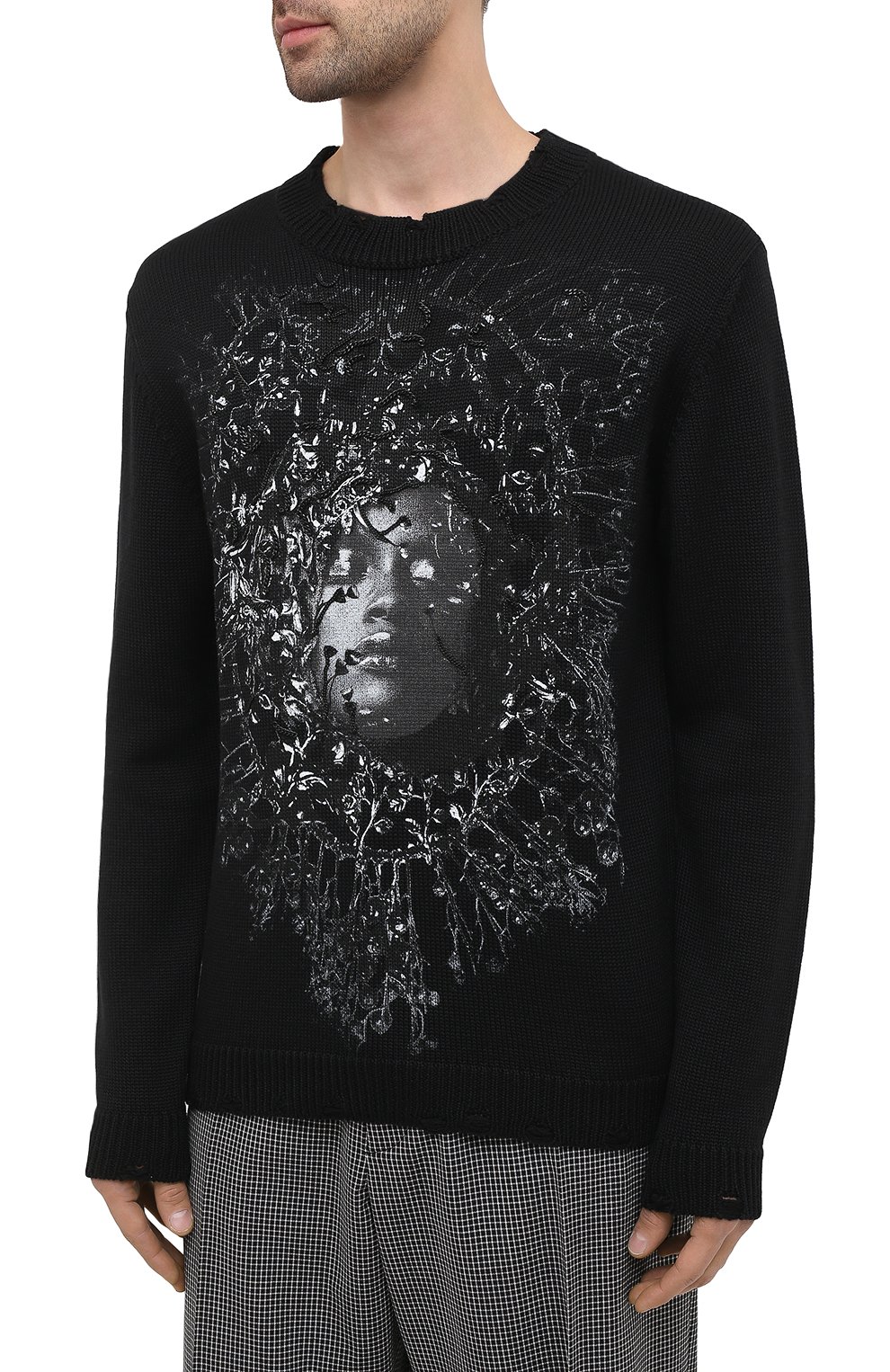 Свитер RH45 черного цвета по цене 28050 руб., арт. JK04-I, фото 3 Свитер RH45, арт. JK04-I, фото 3