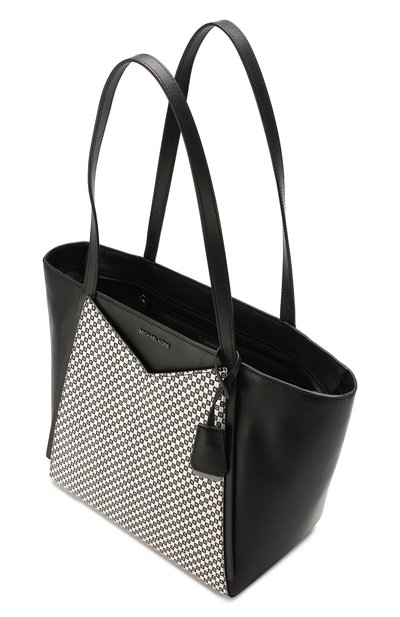 Сумка-тоут whitney large MICHAEL MICHAEL KORS черного цвета по цене 42550 руб., арт. 30T9UWHT3R, фото 4 Сумка-тоут whitney large MICHAEL MICHAEL KORS, арт. 30T9UWHT3R, фото 4
