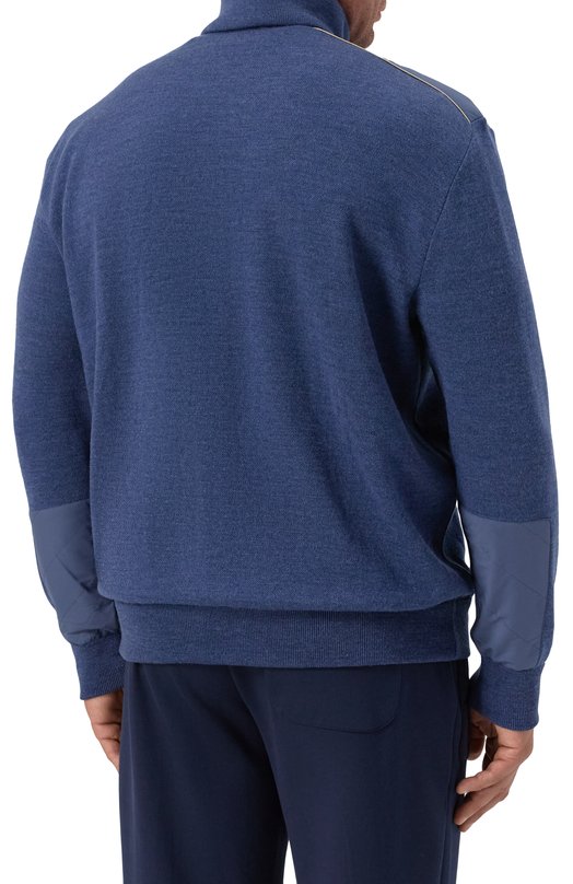 Шерстяной кардиган Paul&Shark 15311236/3XL-6XL Синий  15311236/3XL-6XL Фото 4
