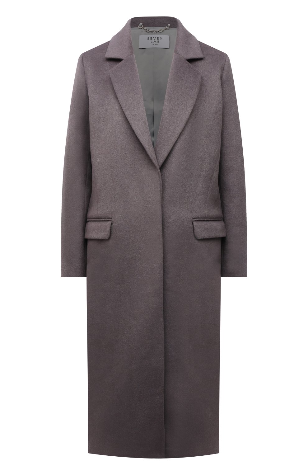 Пальто из шерсти и кашемира SEVEN LAB, арт. CMAR venecia charcoal, фото 1