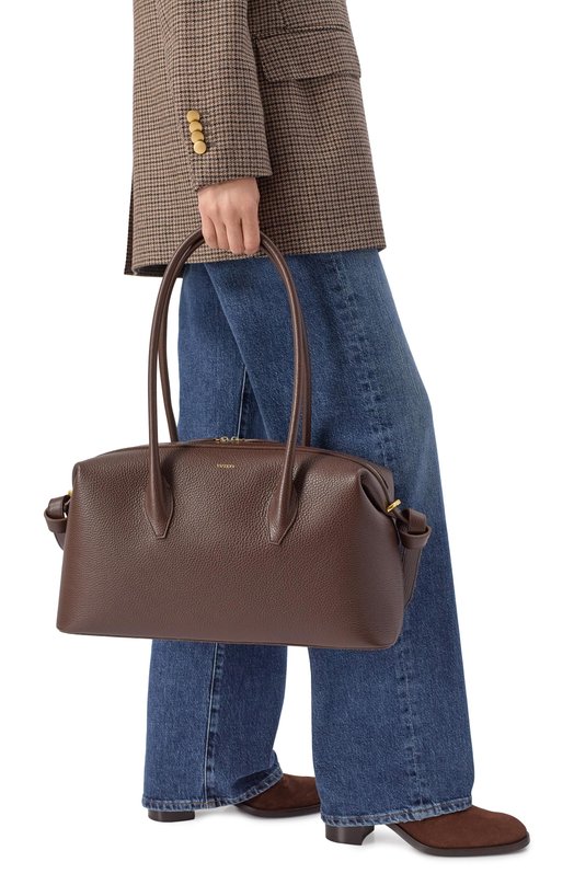 Сумка Brioche Yuzefi BRI0CHE DUFFLE/PEBBLE GRAIN LEATHER Коричневый  BRI0CHE DUFFLE/PEBBLE GRAIN LEATHER Фото 2