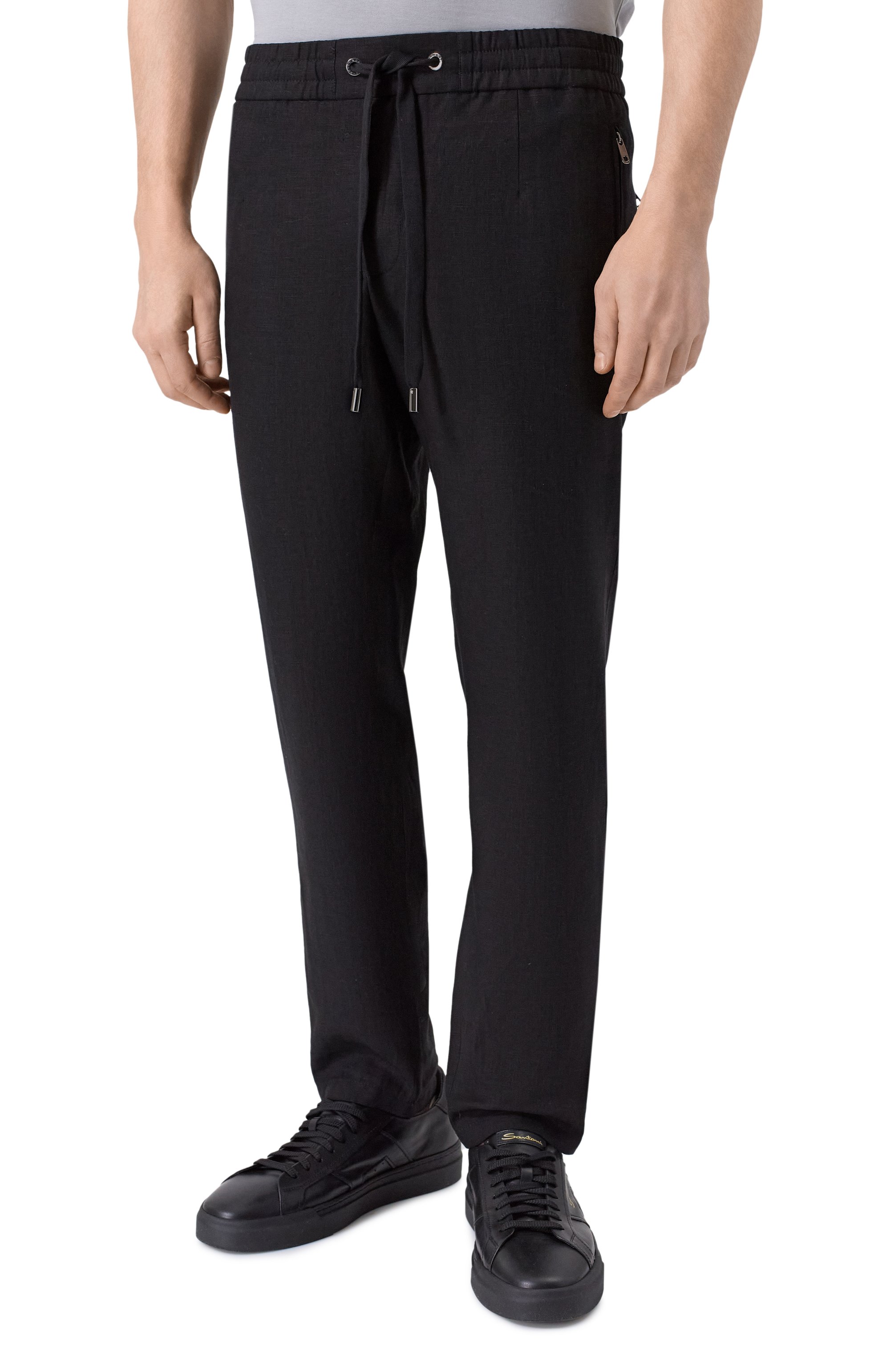 Льняные брюки DOLCE & GABBANA, арт. GVZAET/GG862, фото 3