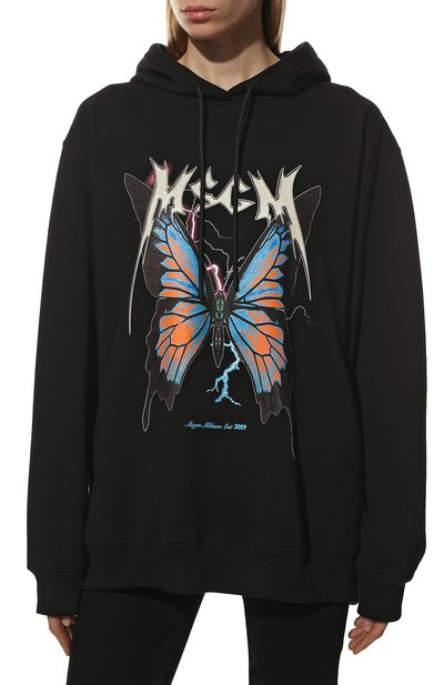 Хлопковое худи MSGM, арт. 3341MDM160 227799, фото 3