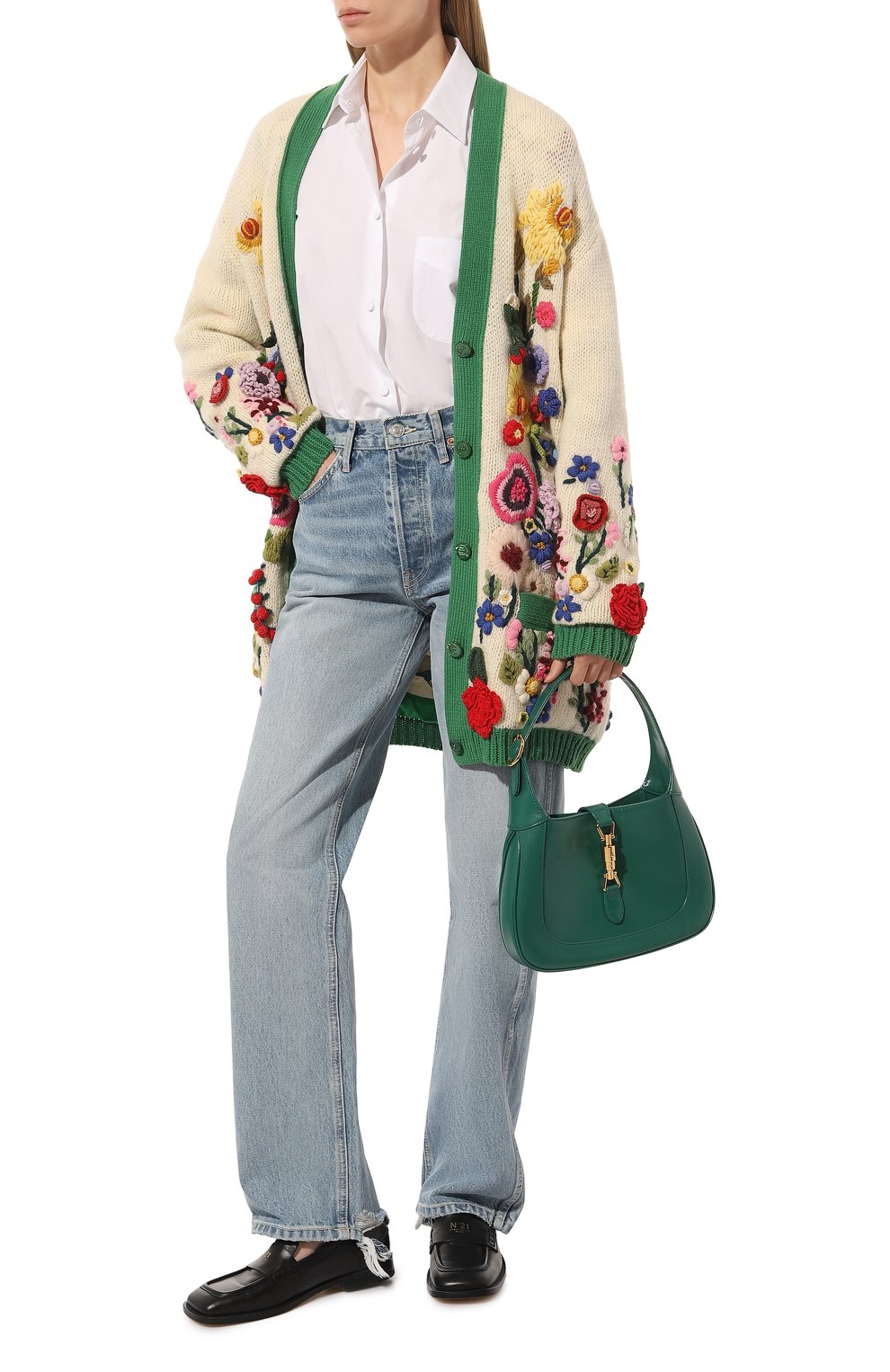 Шерстяной кардиган GUCCI, арт. 553535 XKAGJ, фото 2