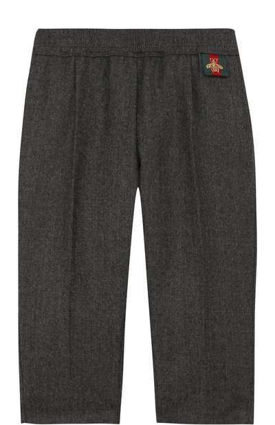 Шерстяные брюки с эластичным поясом GUCCI, арт. 475406/XBB73, фото 1