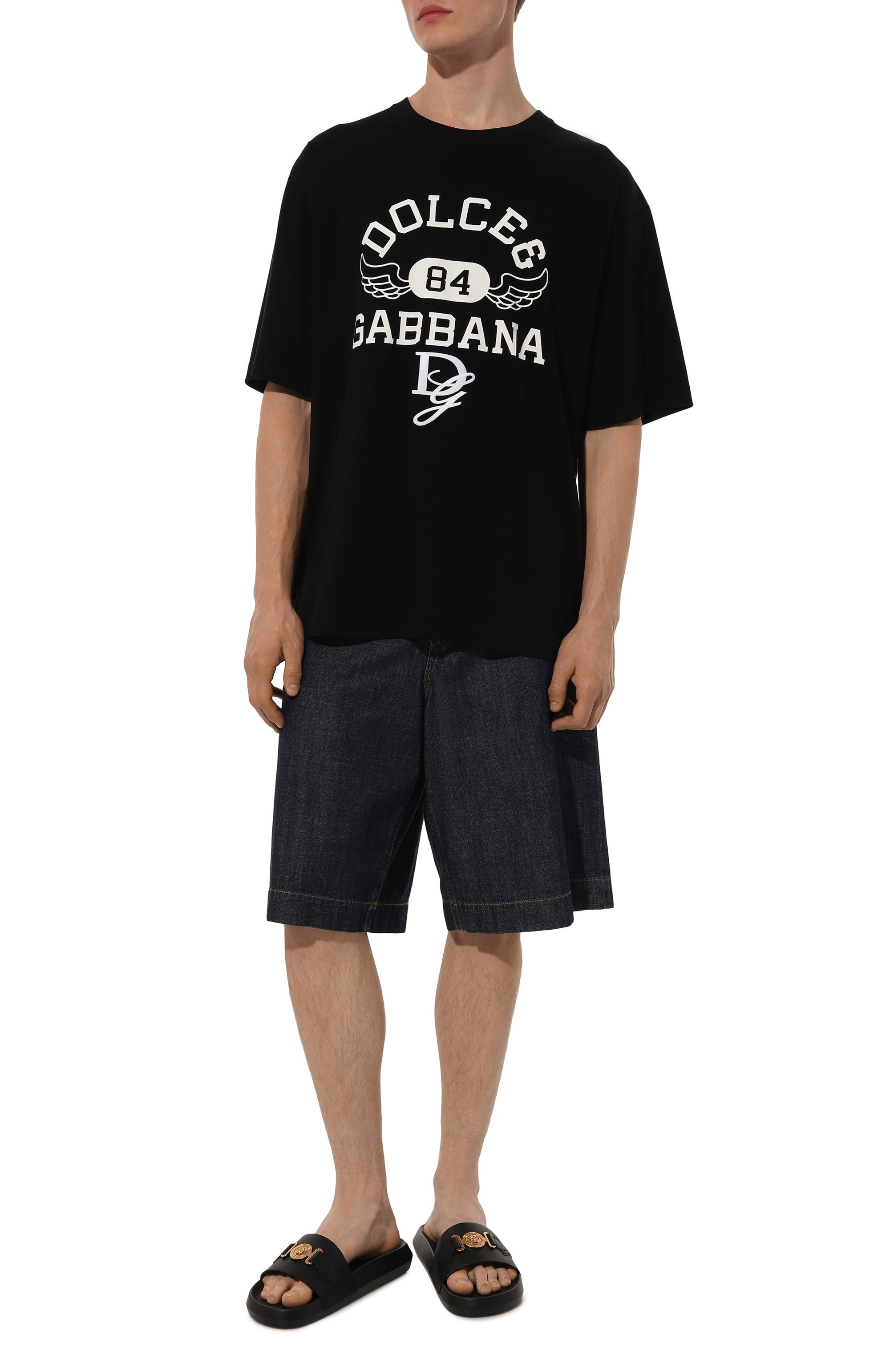 Хлопковая футболка DOLCE & GABBANA, арт. G8PN9Z/G7NSN, фото 2
