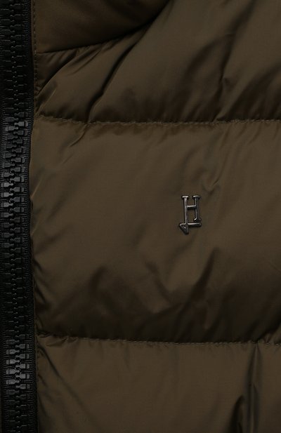Пуховик HERNO хаки цвета по цене 54200 руб., арт. PI000148B/12004/4A-8A, фото 3 Пуховик HERNO, арт. PI000148B/12004/4A-8A, фото 3