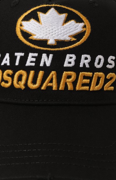 Хлопковая бейсболка DSQUARED2, арт. BCM0645 05C00001, фото 4