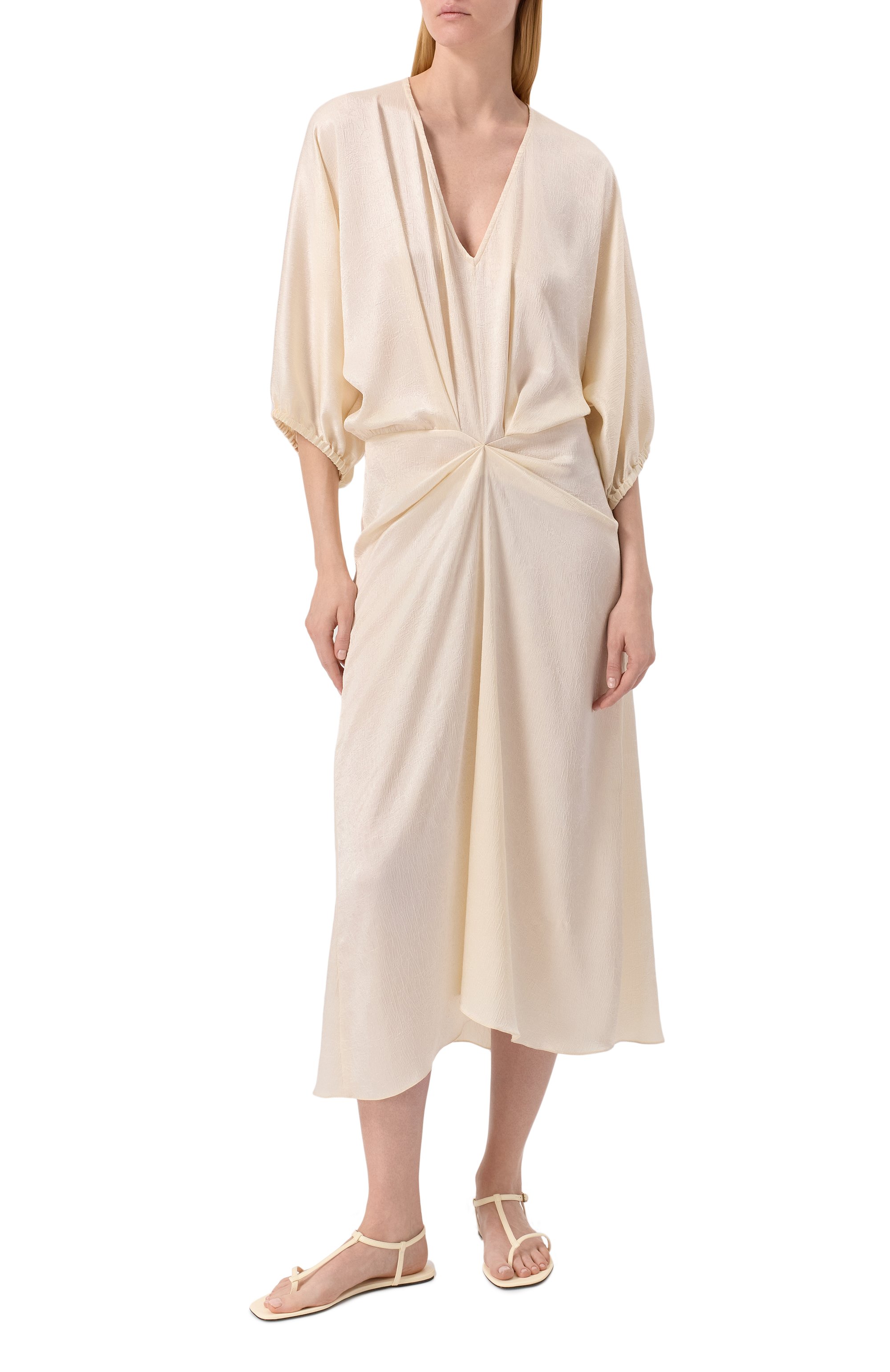 Платье SEVEN LAB кремового цвета по цене 19950 руб., арт. SDS.41.110.580, фото 3 Платье SEVEN LAB, арт. SDS.41.110.580, фото 3