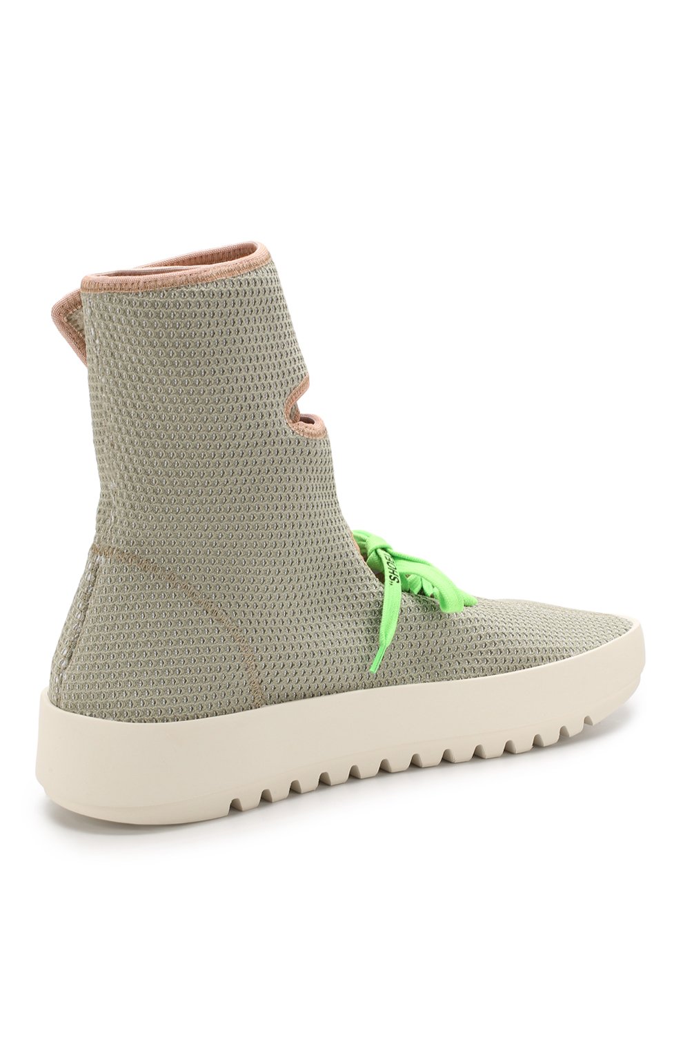 Высокие текстильные кроссовки cst- 001 на шнуровке OFF-WHITE, арт. 0MIA108F18B830010610, фото 5