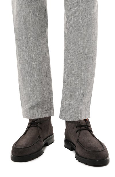 Замшевые ботинки detroit SANTONI, арт. MGDG18609NE0BSEY, фото 3