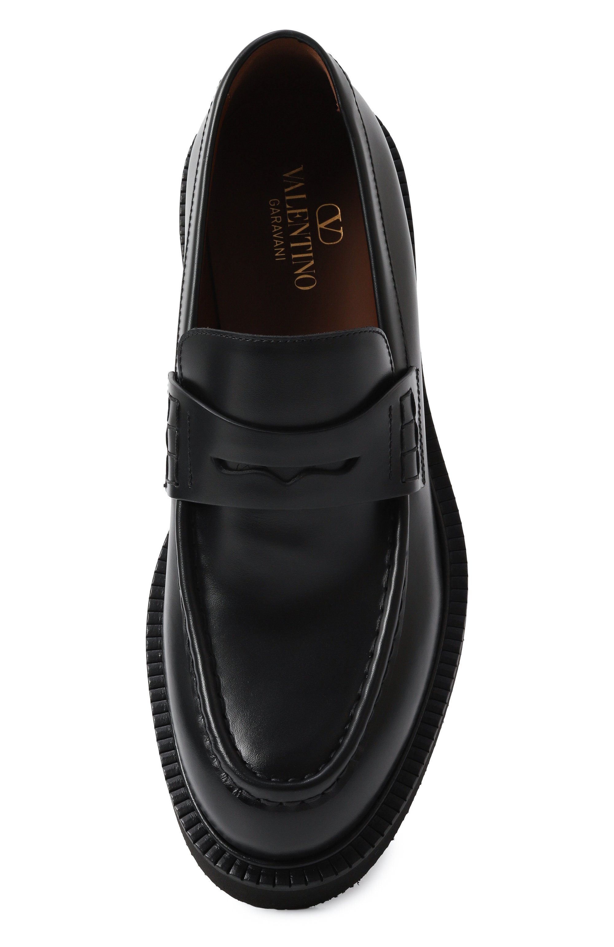 Кожаные пенни-лоферы VALENTINO, арт. 5Y0S0I81/SZH, фото 6