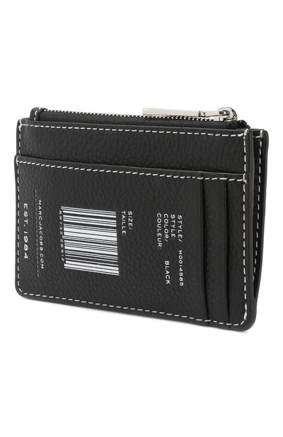 Кожаный футляр для кредитных карт MARC JACOBS (THE) черного цвета по цене 14200 руб., арт. M0014870, фото 2 Кожаный футляр для кредитных карт MARC JACOBS (THE), арт. M0014870, фото 2