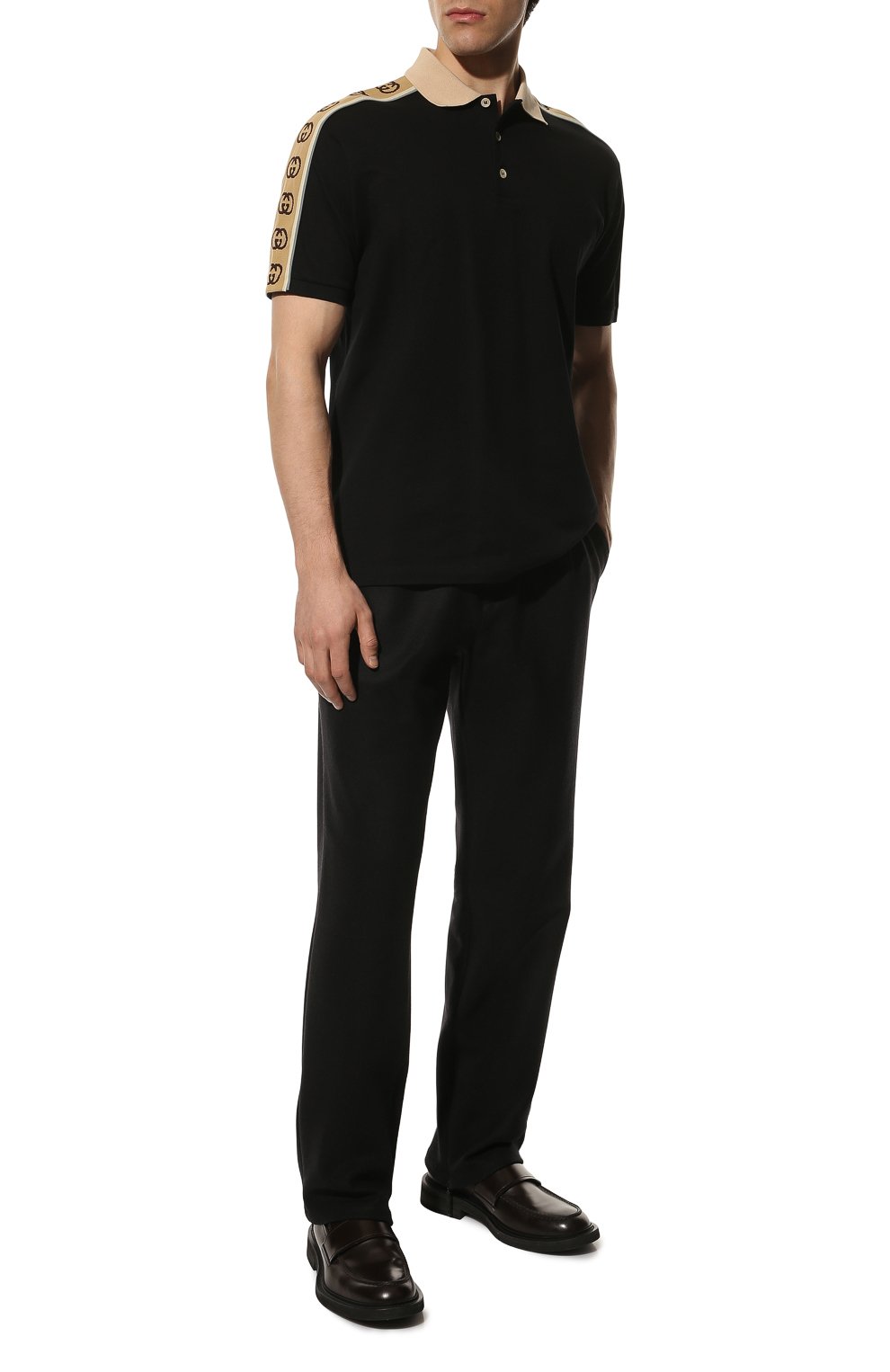 Хлопковое поло GUCCI, арт. 598949/XJB0Q, фото 2